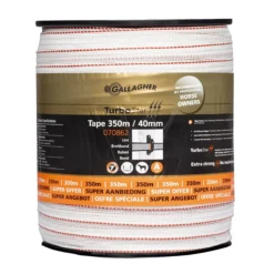 Gallagher Turbostar Lint 40mm Wit 350m