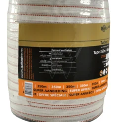 Gallagher Turbostar Lint 40mm Wit 350m -Stijl Tuin Verkoopwinkel 070862 3 GALLAGHER
