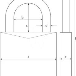 Abus Cilinder Hangslot 65/60 -Stijl Tuin Verkoopwinkel Hangslot20abus20maten 2